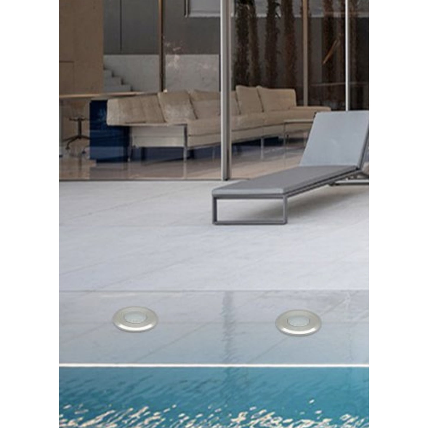 3 Pezzi – Faretti da Incasso LED da Esterno IP68 1W 12V-24V – Luci da Terra per Giardino/Sentiero/Prato – Acciaio 304 + Vetro – Colori Disponibili ES41