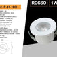 5 Pezzi,Faretti LED da Incasso 1W, Foro Ø32 mm, 80 lm, Luce 3000K/4000K/6500K o Rosso/Verde/Blu, Fascio 30°, AC 110-240V, Corpo in Alluminio, Modello P-31