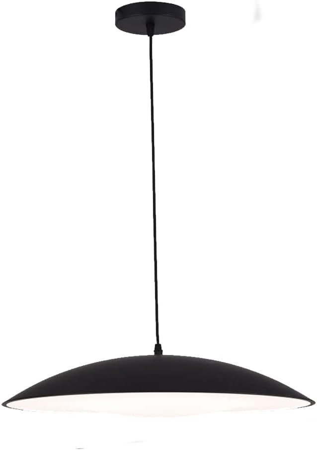 TEKHOME Lampadario a led a sospensione 46 watt 3 colorazione di luce dimmerabile con telecomando lampada da cucina soggiorno B81