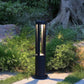 Lampada da giardino IP65 12W per esterno, bollard light in alluminio+vetro, 600lm, 3000K/4000K/6500K – Serie ES28