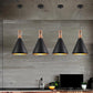 Lampadario da soffitto a sospensione con attacco E27 (lampadina non inclusa) moderno industriale a forma di cono A94