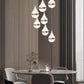 Lampada A Sospensione LED 80watt Design Goccia A Cascata LP-18