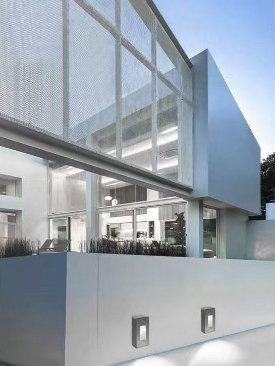 Applique da Esterno LED 12W IP65 – Lampada da Parete o Segnapasso in Alluminio, Impermeabile, Luce Decorativa per Muro, Giardino e Scale, Design Moderno ES62