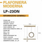 Lampadario LED  Moderno EQUILIBRIA 35W LP-23