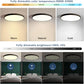 TEKHOME Plafoniera LED Soffitto 36/45W,3colore 3600/4950LM IP40 Impermeabile Rotonda Ø48/60CM Lampadario LED Moderna Luce Soffitto per Cameretta, Cucina, Soggiorno, Balcone -LV