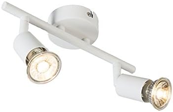 TEKHOME Faretto Moderno - 2 luce - H 100mm - Bianco - Moderno - Soggiorno I Camera da letto I Sala da Pranzo I Cucina C72-B2