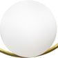 Lampadario bronzo sospensione LED cerchio pendente G9 paralume globo vetro luce tavolo cucina soggiorno ristorante A97