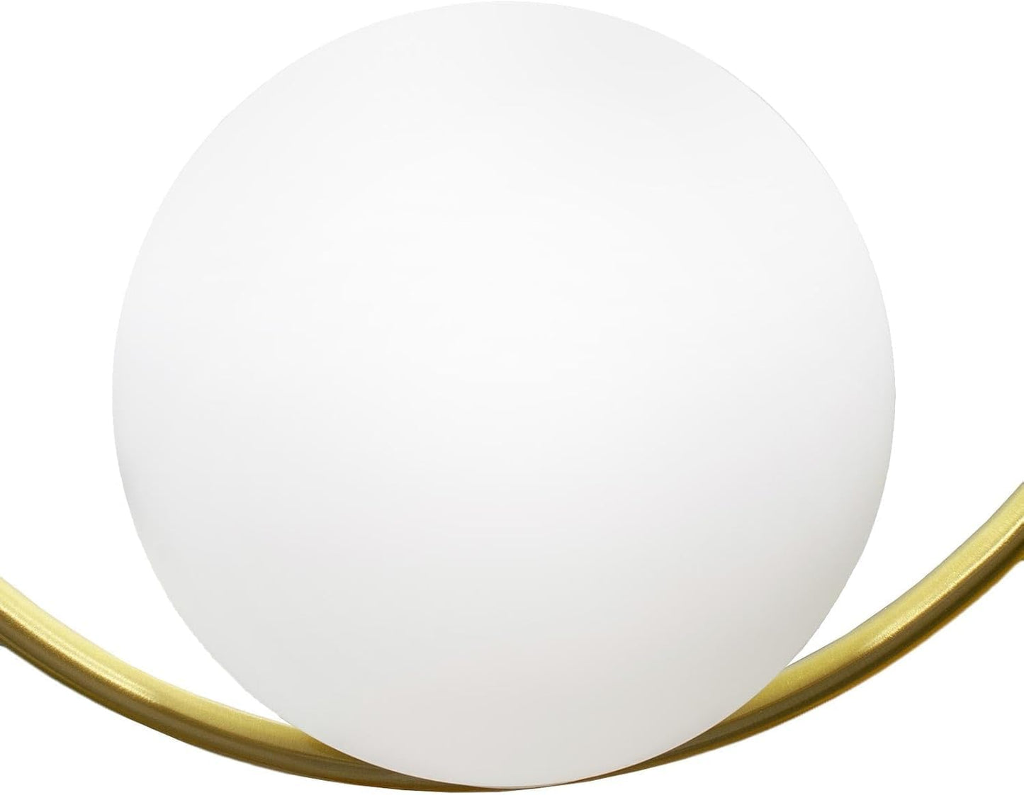 Lampadario bronzo sospensione LED cerchio pendente G9 paralume globo vetro luce tavolo cucina soggiorno ristorante A97