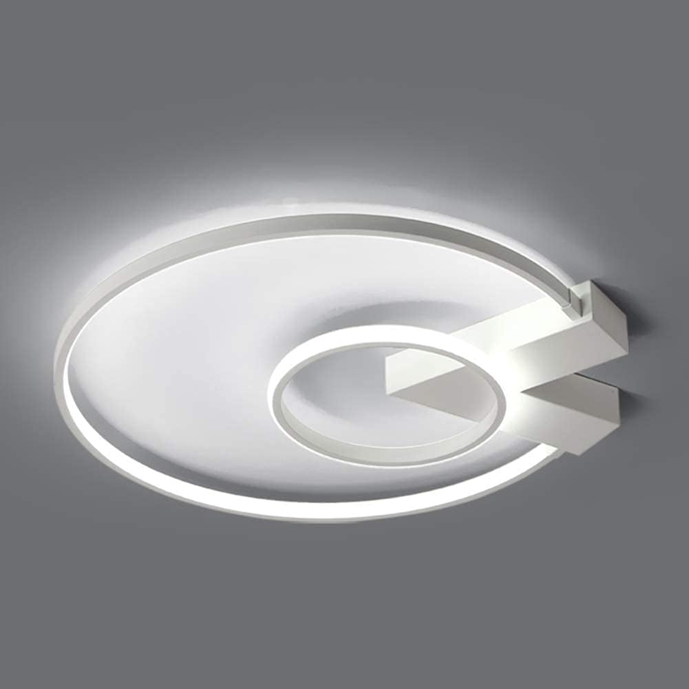 TEKHOME Lampada da soffitto a LED 50 cm 32 W Lampada da soggiorno Lampadario in ferro battuto PN-04