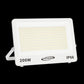 Faro LED Esterno CCT IP66 – 10W/20W/30W/50W/100W/200W – Selettore 3000K-4000K-6500K – Faretto LED da Esterno in Alluminio, Bianco o Grigio FT01