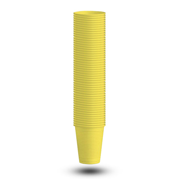 BICCHIERI PLASTICA MONOUSO COLORATI PER FESTE  200ml  50PZ