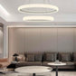 Lampadario a sospensione doppi anelli LP-38