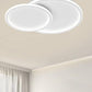 TEKHOME Plafoniera Lampadario da soffitto a led con 2 Luci cerchi Design Stile Moderno Lampada per Camera Cucina Salotto Locali Commerciali (2 cerchi 45w bluetooth) PN-26