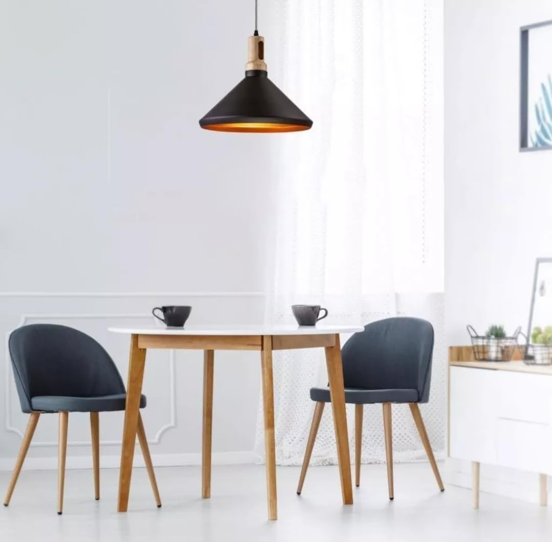 Lampadario da soffitto a sospensione con attacco E27 (lampadina non inclusa) moderno industriale A92