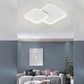 TEKHOME Plafoniera da soffitto a led 58 watt due quadrati lampadario cct tre colorazioni da 3000k a 6500k ideale per soggiorno, camera da letto, cucina e studio C59 (