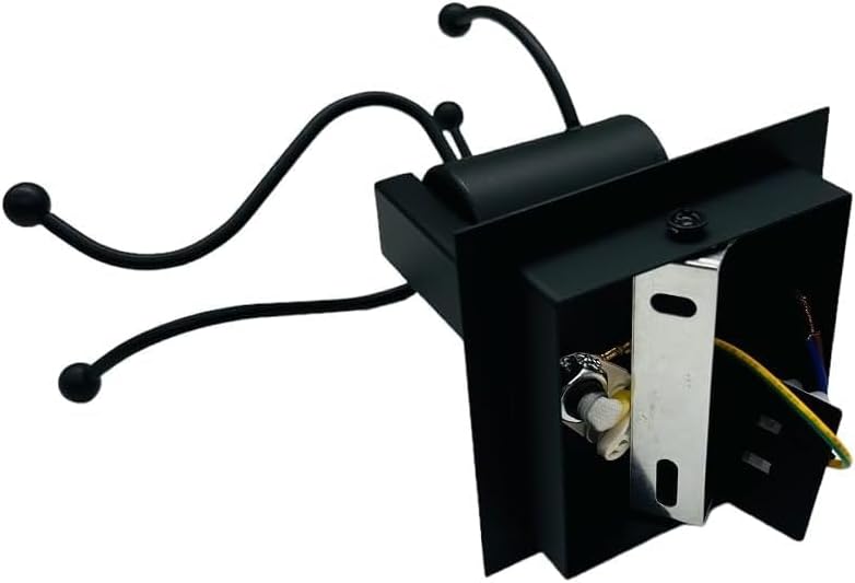 TEKHOME Applique da Muro Design Creativo con Figura Umana, E27 1x60W, Metallo Bianco/Nero, Lampada da Parete Moderna per Camera da Letto Soggiorno Corridoio AQ51