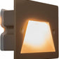 Segnapasso da Incasso LED 3W IP65 CCT-Switch – Lampada da Parete per Scale e Corridoi, Luce Selezionabile 3000K-6500K, Alluminio e Vetro, Impermeabile da Esterno e Interno ES49