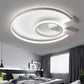 TEKHOME Lampada da soffitto a LED 50 cm 32 W Lampada da soggiorno Lampadario in ferro battuto PN-04