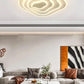 TEKHOME Plafoniera a led da interno moderna a soffitto forma tonda lampadario adatta per camera da letto salone soggiorno salotto cucina locali commerciali 59W PN-28
