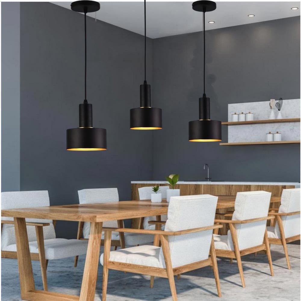 Lampadario a sospensione E27 lampada pendente minimal per cucina isola snack A22