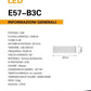 Applique da Muro LED 15W Bianca Rettangolare, Lampada da Parete Moderna in Alluminio Verniciato, 3000K-6500K Regolabile, per Camera da Letto, Soggiorno, Corridoio E57-B3C