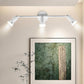 TEKHOME Faretti LED da Soffitto 3Luce Bianco - Lampada da Soffitto Orientabili Plafoniera Faretto Parete Moderna GU10 Luci da Soffitto per Soggiorno Corridoio Camera Cucina, Lampadina Non Incluse C72