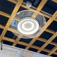 TEKHOME Plafoniera Lampadario da soffitto a led con Luci cerchio tonda Design Stile Moderno Lampada per Camera Cucina Salotto Locali Commerciali C40