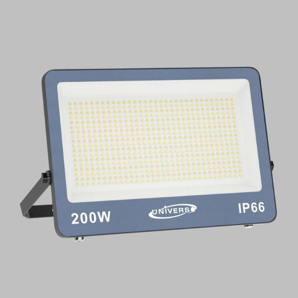 Faro LED Esterno CCT IP66 – 10W/20W/30W/50W/100W/200W – Selettore 3000K-4000K-6500K – Faretto LED da Esterno in Alluminio, Bianco o Grigio FT01