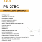 TEKHOME Lampadario da soffitto a led 43 watt plafoniera lampada moderna Bianco/Nero luce 3000K/4000K/6500K PN-27