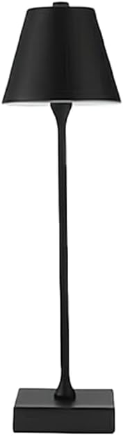 Lampada da Tavolo Ricaricabile LED  – Senza Fili, 3 Temperature di Colore, Dimmerabile Touch, USB, Moderna per Ristorante, Camera, Comodino D27-3C