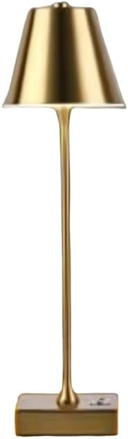 Lampada da Tavolo Ricaricabile LED  – Senza Fili, 3 Temperature di Colore, Dimmerabile Touch, USB, Moderna per Ristorante, Camera, Comodino D27-3C