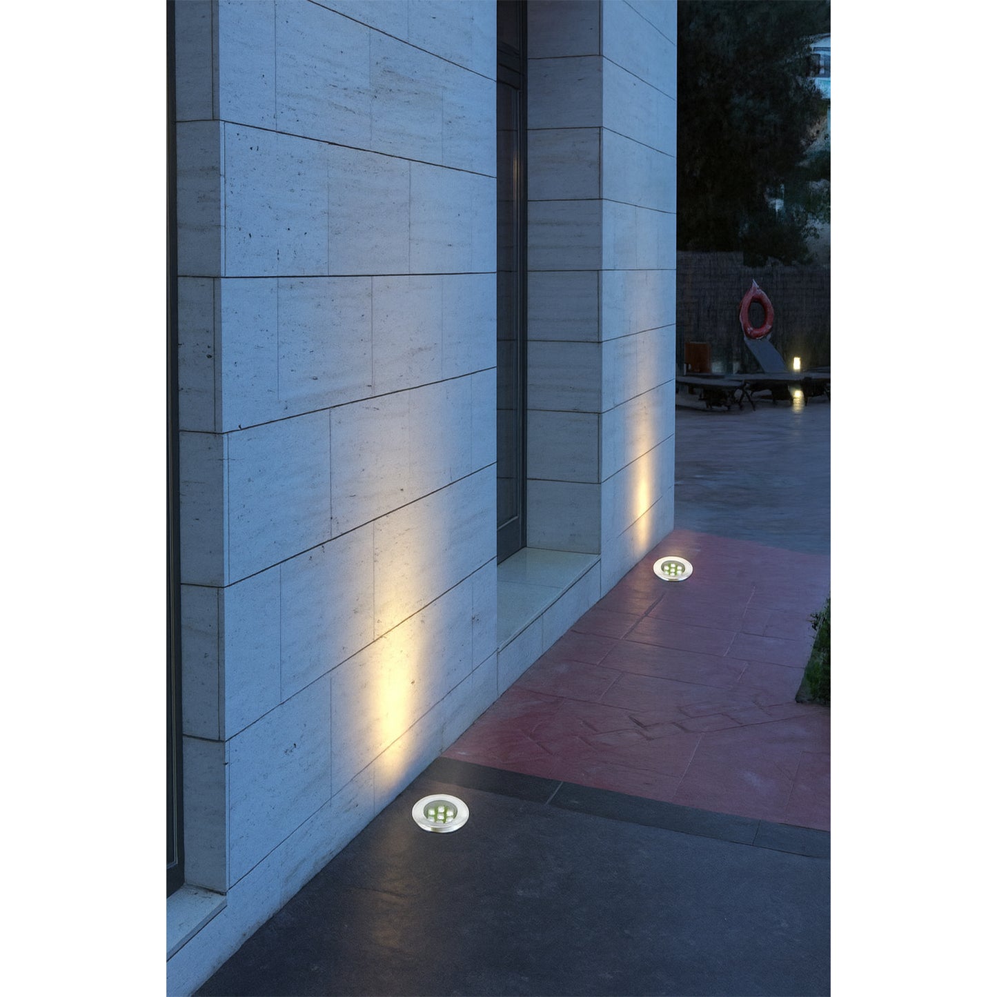 Faretto da Incasso a Terra LED IP67, 3W-18W 3000K/4000K/6500K, Lampada da Terra da Esterno in Alluminio e Vetro Temperato, per Giardino, Vialetto, Piscina, Terrazza ES08