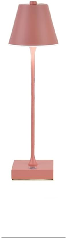 Lampada da Tavolo Ricaricabile LED  – Senza Fili, 3 Temperature di Colore, Dimmerabile Touch, USB, Moderna per Ristorante, Camera, Comodino D27-3C