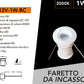 5 Pezzi,Mini Faretto LED da Incasso IP65 DC12V 1W, Luce 3000K / 4000K /6500K / Blu/Rossa/Verde, Foro Ø15 mm, Illuminazione per Scale, Pavimenti, Giardino, Deck e Piscina, 12V-1W