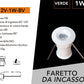 5 Pezzi,Mini Faretto LED da Incasso IP65 DC12V 1W, Luce 3000K / 4000K /6500K / Blu/Rossa/Verde, Foro Ø15 mm, Illuminazione per Scale, Pavimenti, Giardino, Deck e Piscina, 12V-1W