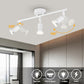 TEKHOME Faretti LED da Soffitto 3Luce Bianco - Lampada da Soffitto Orientabili Plafoniera Faretto Parete Moderna GU10 Luci da Soffitto per Soggiorno Corridoio Camera Cucina, Lampadina Non Incluse C72