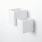 TEKHONE Applique da Parete in Gesso Bianco 2xG9 | Lampada da Muro Moderna Verniciabile | Illuminazione Decorativa per Soggiorno Camera Corridoio – GS-E74
