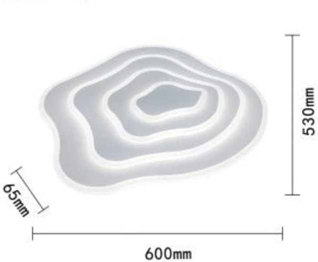 TEKHOME Plafoniera a led da interno moderna a soffitto forma tonda lampadario adatta per camera da letto salone soggiorno salotto cucina locali commerciali 59W PN-28
