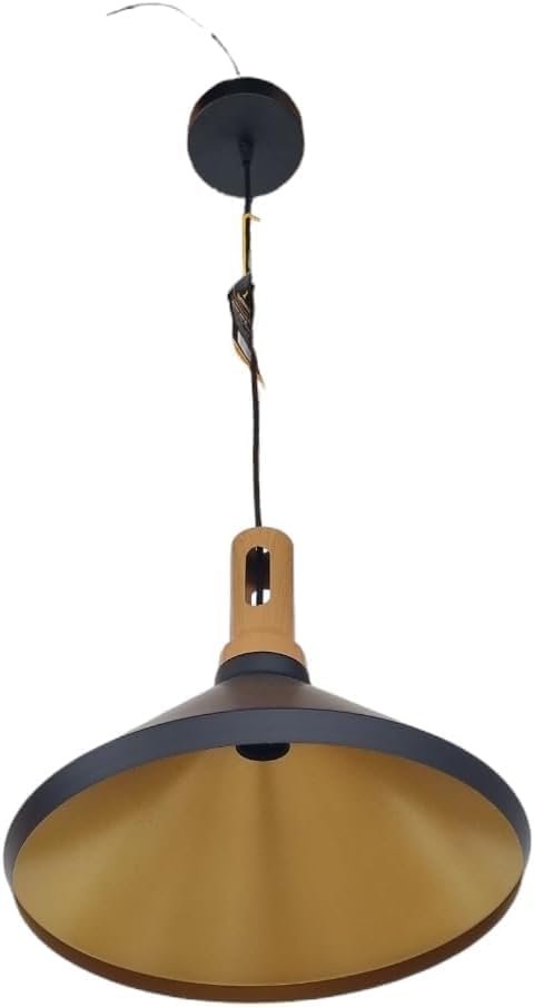 Lampadario da soffitto a sospensione con attacco E27 (lampadina non inclusa) moderno industriale A92
