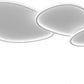 TEKHOME Plafoniera a led moderna a soffitto con telecomando e app per selezionare colore della luce e luminosità lampada adatta per camera da letto salone soggiorno cucina locali 100W PN-23