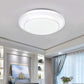 TEKHOME Plafoniera LED da Soffitto 60W con Bluetooth e Telecomando, Dimmerabile 3000K-6500K, Ø50cm, Design Elegante con Decorazioni Acriliche, Luce per Soggiorno Camera Letto, CRI＞80, PN-12-3C