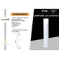 Lampione da Giardino IP54 E27 | Paletto Luminoso da Esterno in Alluminio | Per Vialetti, Cortile e Terrazzo | Max 60W | Modello 529PA-B440