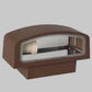 Applique lampada da muro parete in alluminio e vetro per esterno casa locali terrazza IP65 con attacco per lampadine E27 [lampadina esclusa] ES29