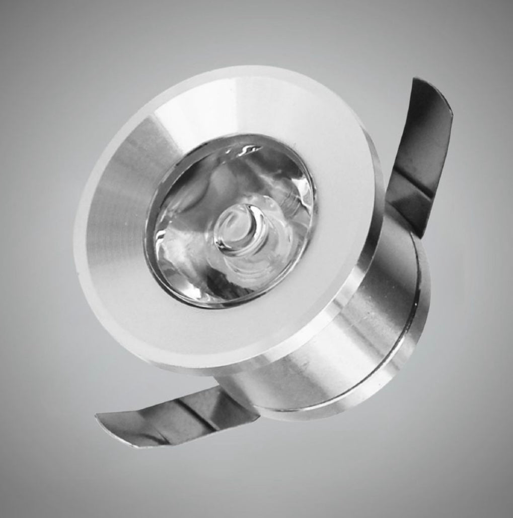 5 Pezzi,Faretti LED da Incasso 1W, Foro Ø32 mm, 80 lm, Luce 3000K/4000K/6500K o Rosso/Verde/Blu, Fascio 30°, AC 110-240V, Corpo in Alluminio, Modello P-31