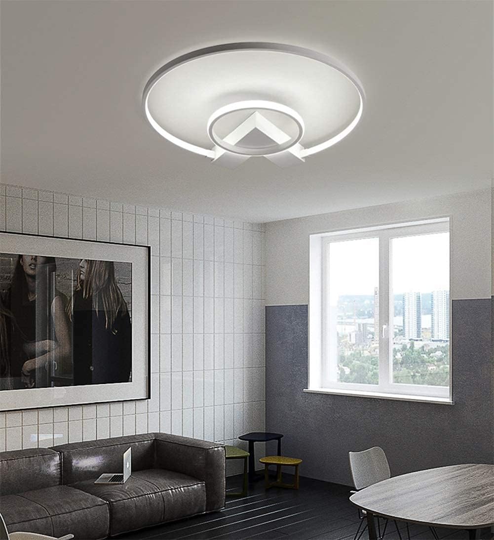 TEKHOME Lampada da soffitto a LED 50 cm 32 W Lampada da soggiorno Lampadario in ferro battuto PN-04