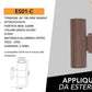 Applique da Esterno 2xGU10 IP55 – Lampada da Parete LED per Esterni a Doppia Luce su e Giù, Design Moderno in Alluminio, Impermeabile, per Facciata, Giardino o Ingresso ES01
