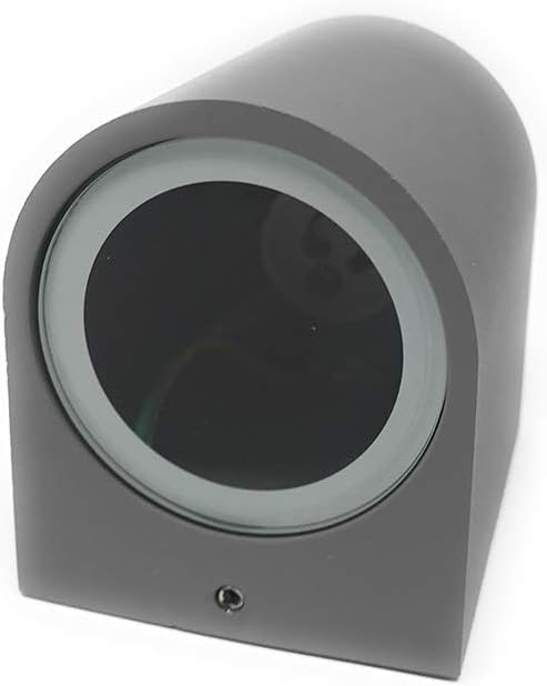 Applique da Esterno 1xGU10 IP65 – Lampada da Parete Impermeabile in Alluminio Verniciato, Luce Diretta, Ideale per Giardino, Balcone e Facciata, Senza Lampadina ES53