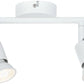 TEKHOME Faretta 4 Luci GU10, Plafoniera a Soffitto con 4 Teste Orientabili, 220-240V, Bianco, Ø405mm, Materiale Metallo, per Interni (Lampadine Non Incluse) C72-B4