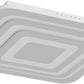 TEKHOME Plafoniera Lampadario da soffitto a led con Luci Design Stile Moderno Lampada 64W per Camera Cucina Salotto Locali Commerciali (Quadrato con Telecomando) C46