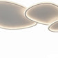 TEKHOME Plafoniera a led moderna a soffitto con telecomando e app per selezionare colore della luce e luminosità lampada adatta per camera da letto salone soggiorno cucina locali 100W PN-23